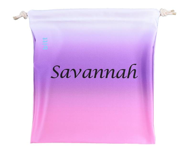 Pink & Purple Ombre Personalisierte Gymnastics Grip Bag - Sublimierte Mit Swarovski Kristallen Option Pink & Purple Ombre Personalisierte Gymnastics Grip Bag - Sublimierte Mit Swarovski Kristallen Option von BittSportswear