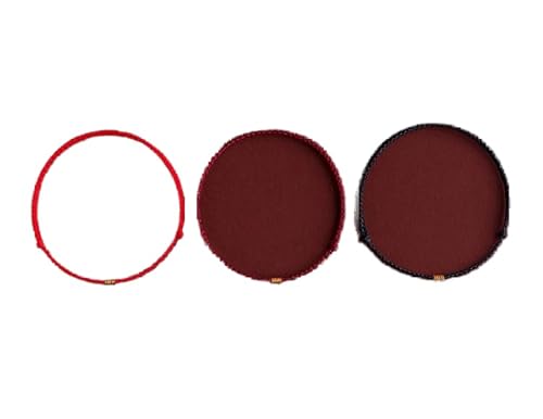 Biuhapiy Handgewebtes rotes Seil-Armband mit kleinen Perlen, verstellbares Knoten-Design, symbolischer Anhänger für den Alltag (Zinnober) von Biuhapiy