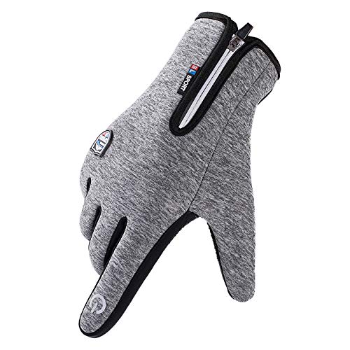 Handschuhe Herbst-und Winter Plus Samt zum Warmhalten WinterHandschuhe Wind und Kälte Sportspiele-Handschuhe Unisex für Damen und Herren Warme Fahrradhandschuhe von Bixmox11