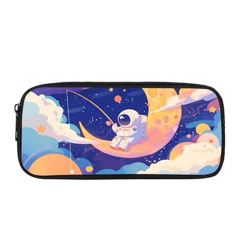 Biyejit Astronaut Federmäppchen Kinder Stift Tasche Pouch Kinder Schreibwaren Pinsel Organizer Kulturbeutel Briefpapier Tasche für Teenager Jungen Mädchen Zurück zu Schule Geschenk von Biyejit