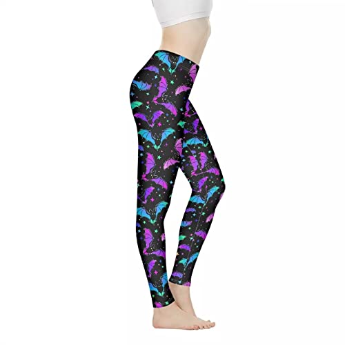 Biyejit Damen-Leggings, Yogahose mit hohem Taillenbund, Workout-Leggings, L von Biyejit