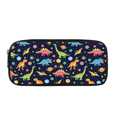 Biyejit Federmäppchen für Kinder, Schreibwaren, Pinsel-Organizer, Kulturbeutel, Schreibwarenbeutel, Dinosaurier, Einheitsgröße von Biyejit