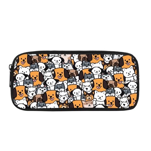 Biyejit Federmäppchen für Kinder, Schreibwaren, Pinsel-Organizer, Kulturbeutel, Schreibwarenbeutel, Süße Tiere, Einheitsgröße von Biyejit