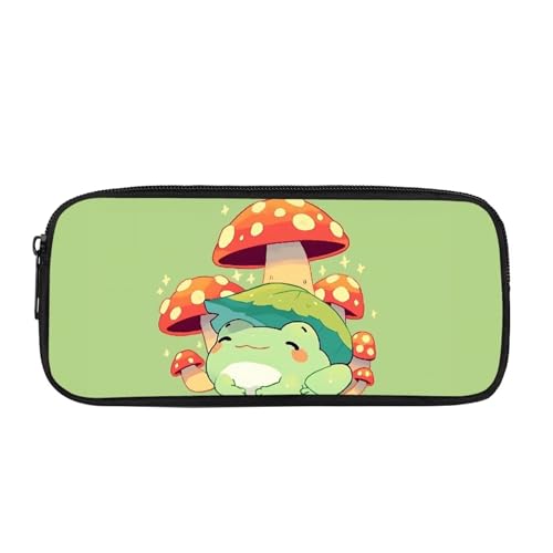 Biyejit Federmäppchen für Kinder, Schreibwaren, Pinsel-Organizer, Kulturbeutel, Schreibwarenbeutel, frosch, Einheitsgröße von Biyejit