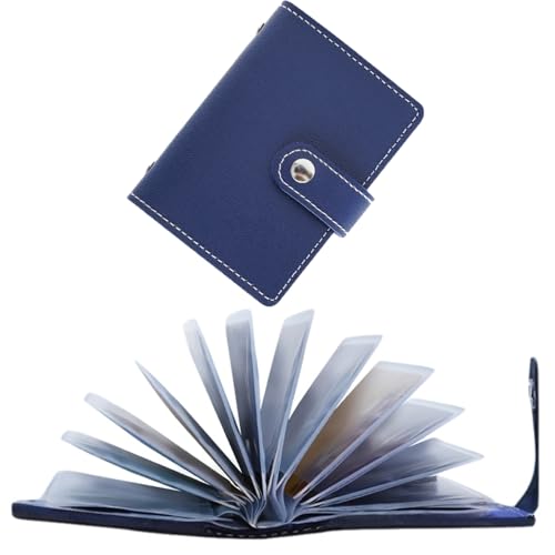 Bizaical 26 Kartenetui mit RFID-Blockierung, Premium Leder Kreditkartenetui für Männer Frauen - Kompaktes Design für Taschen/Handtaschen von Bizaical