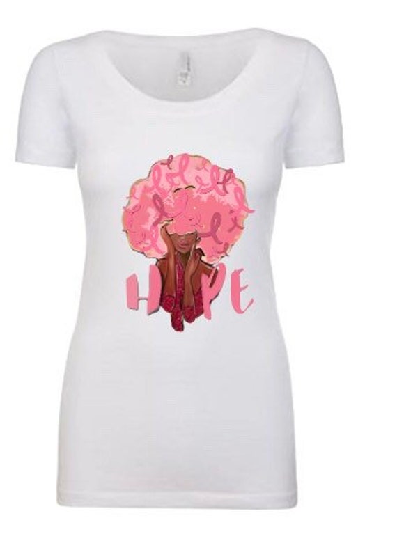 Krebs, Krebsbewusstsein, Krebs Saugt, Kampf Um Eine Heilung, Hoffnung, Glaube, Stärke, Afro, Afro Lady von BizzeBeeingCreative