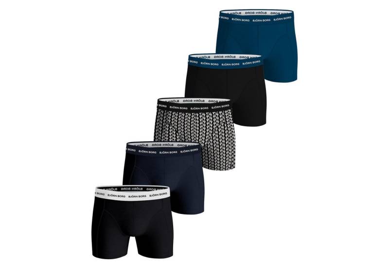 Björn Borg Boxer Herren Boxershort 5er Pack Baumwollmischung (Packung, 5er Pack) von Björn Borg