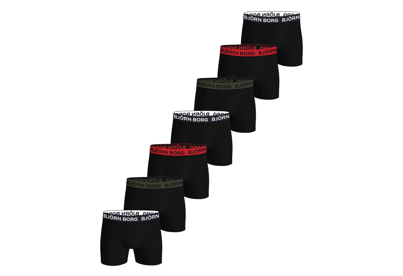 Björn Borg Boxer Herren Boxershort 7er Pack Baumwolle (Packung, 7er Pack) von Björn Borg