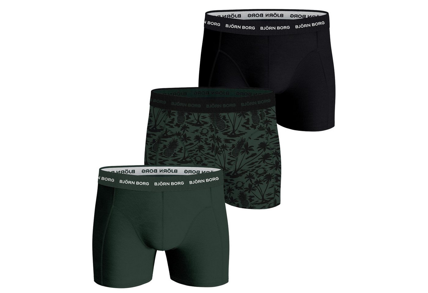 Björn Borg Boxer Herren Boxershorts, 3er Pack - Cotton Stretch von Björn Borg