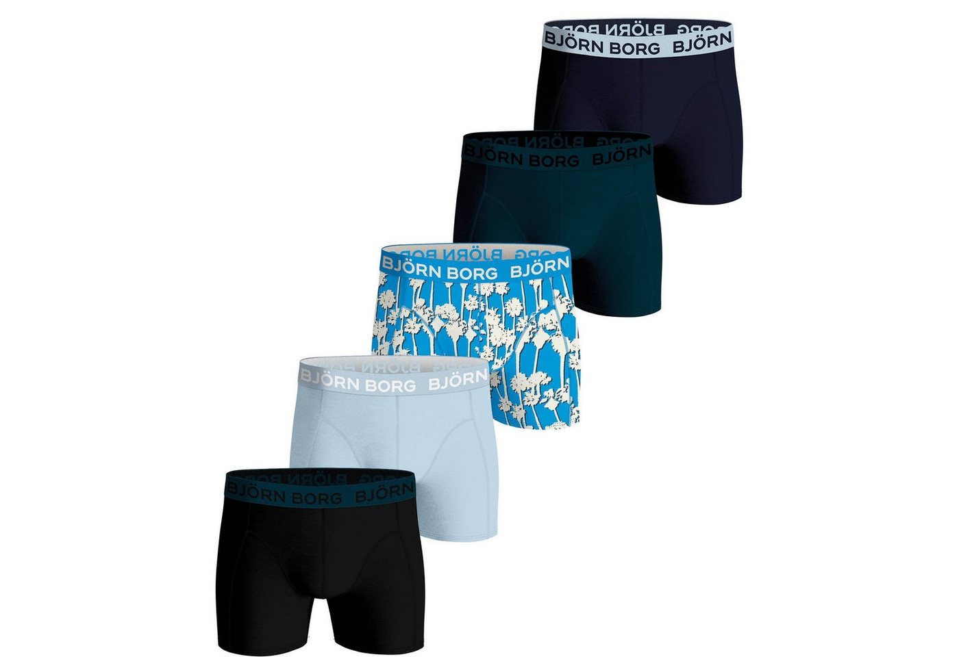 Björn Borg Boxer Herren Boxershorts, 5er Pack - Cotton Stretch von Björn Borg