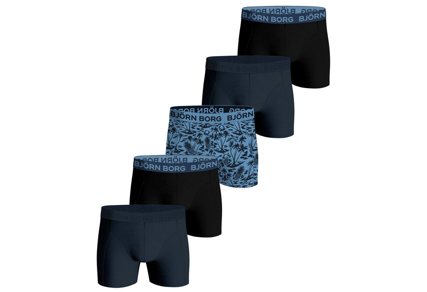 Björn Borg Boxer Herren Boxershorts, 5er Pack - Cotton Stretch von Björn Borg