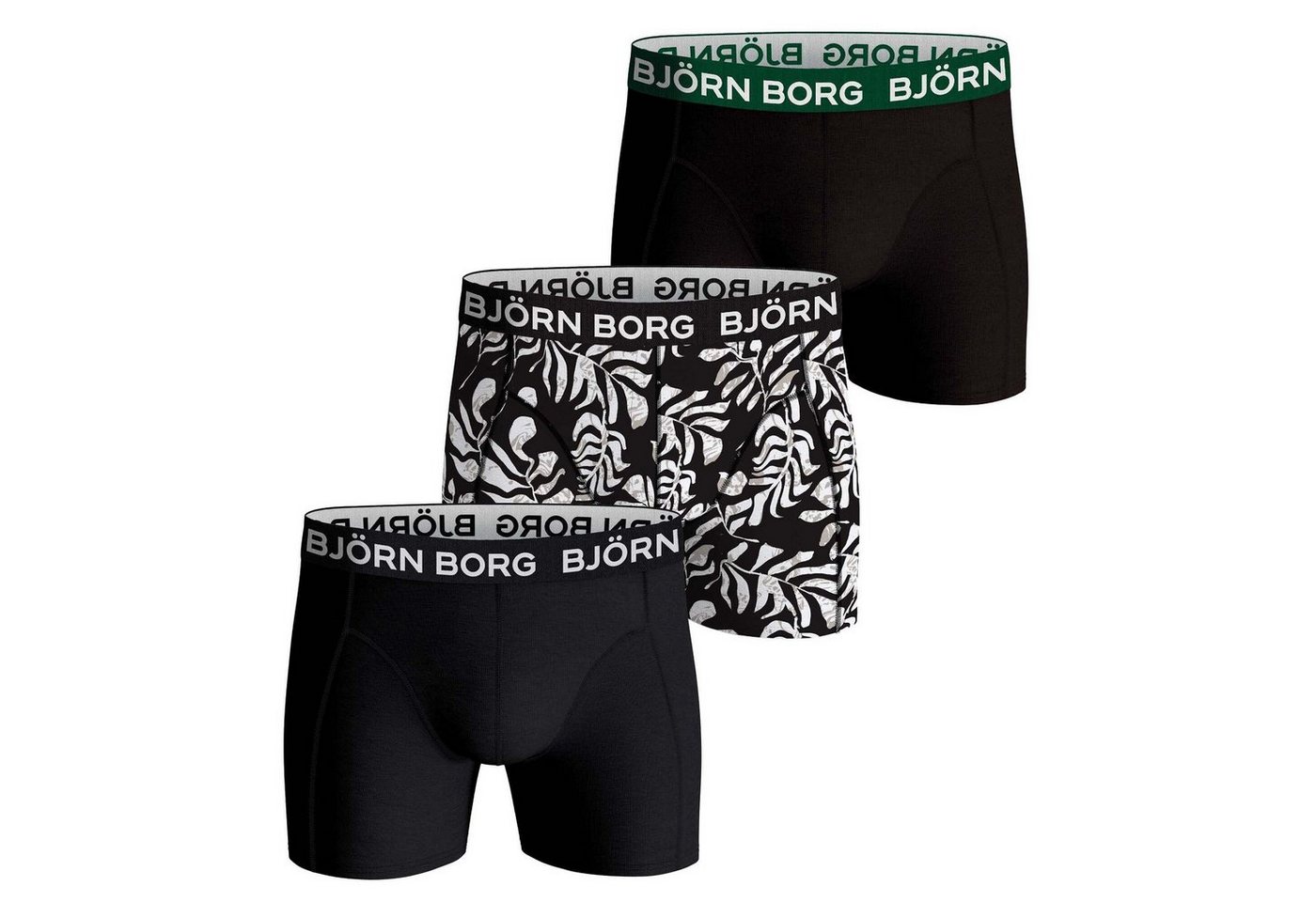 Björn Borg Boxer Herren Boxershorts 3er Pack - Cotton Stretch von Björn Borg