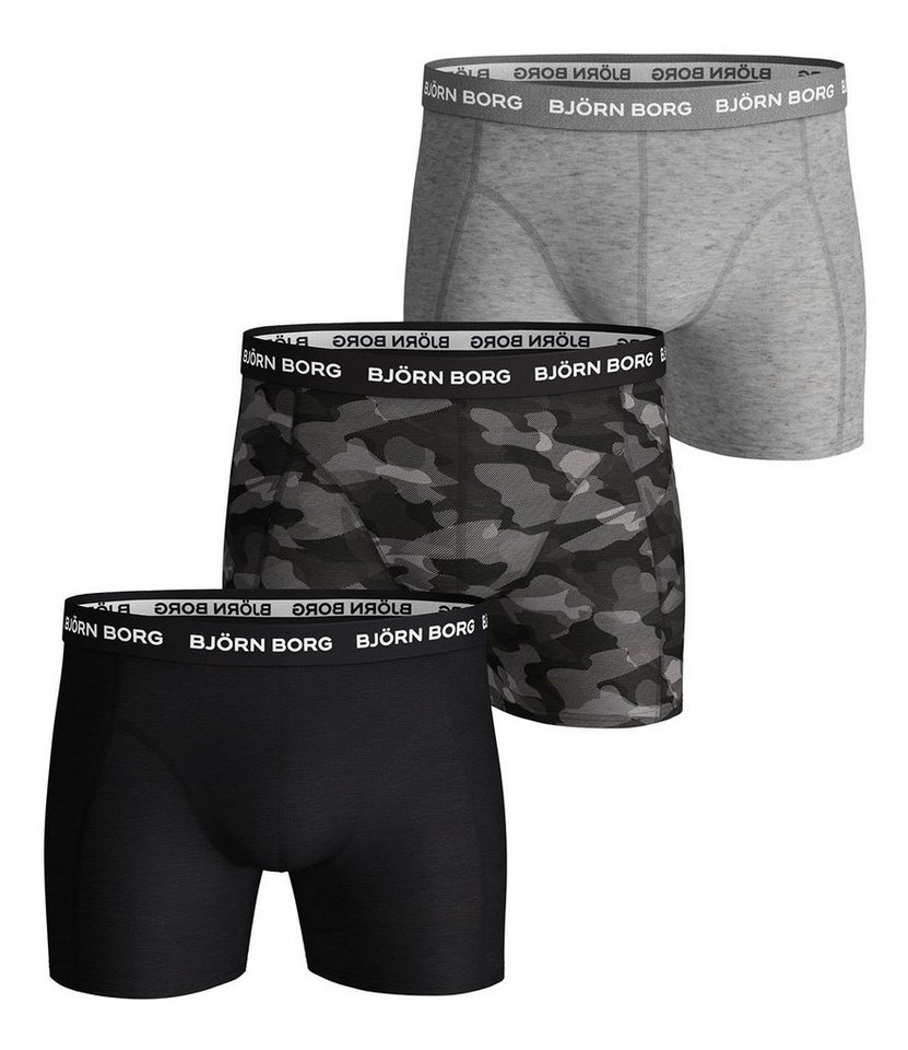 Björn Borg Boxer Herren Boxershorts 3er Pack - Pants, Cotton von Björn Borg