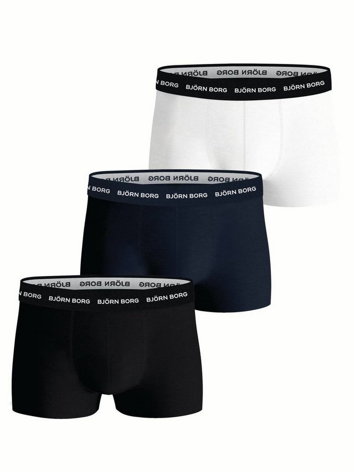 Björn Borg Boxer Herren Trunks, 3er Pack - Unterhose, Shorts von Björn Borg