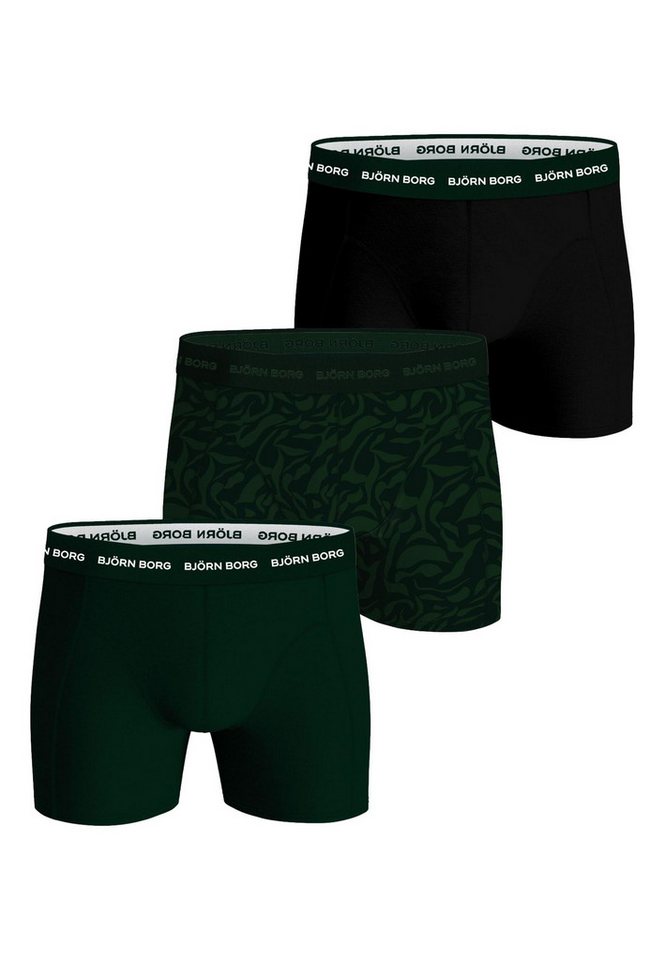 Björn Borg Boxershorts Boxershorts Unterhosen Stretch Boxer 3-pack (3-St) von Björn Borg