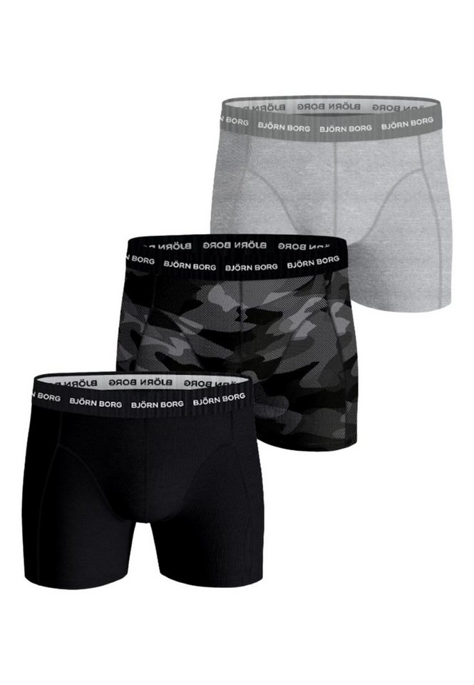 Björn Borg Boxershorts Boxershorts Unterhosen Stretch Boxers 3-pack (3-St) von Björn Borg