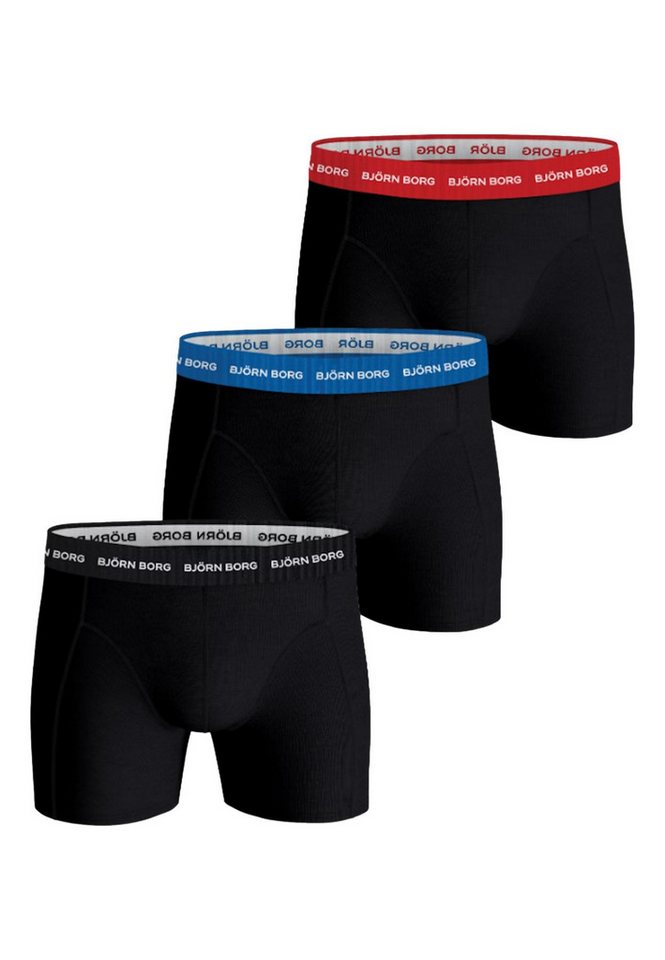 Björn Borg Boxershorts Boxershorts Unterhosen Stretch Boxers 3-pack (3-St) von Björn Borg