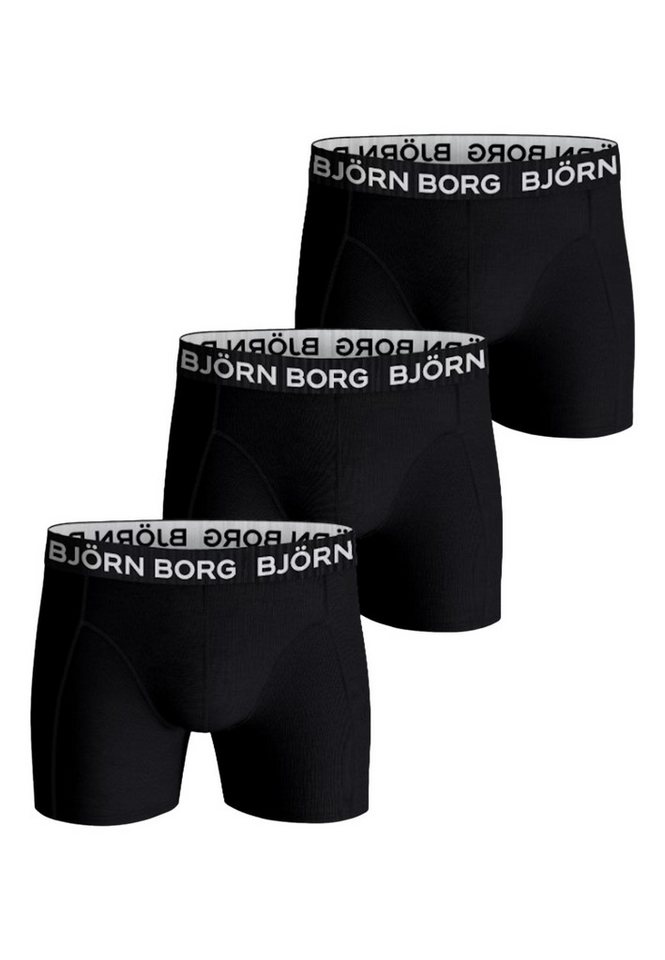 Björn Borg Boxershorts Boxershorts Unterhosen Stretch Boxers 3-pack (3-St) von Björn Borg