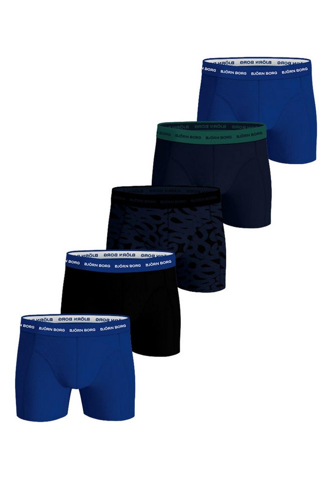 Björn Borg Boxershorts Boxershorts Unterhosen Stretch Boxers 5-pack (5-St) von Björn Borg