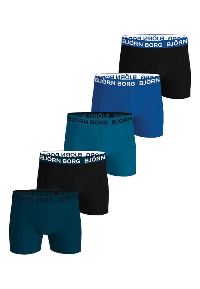 Björn Borg Boxershorts Boxershorts Unterhosen Stretch Boxers 5-pack (5-St) von Björn Borg