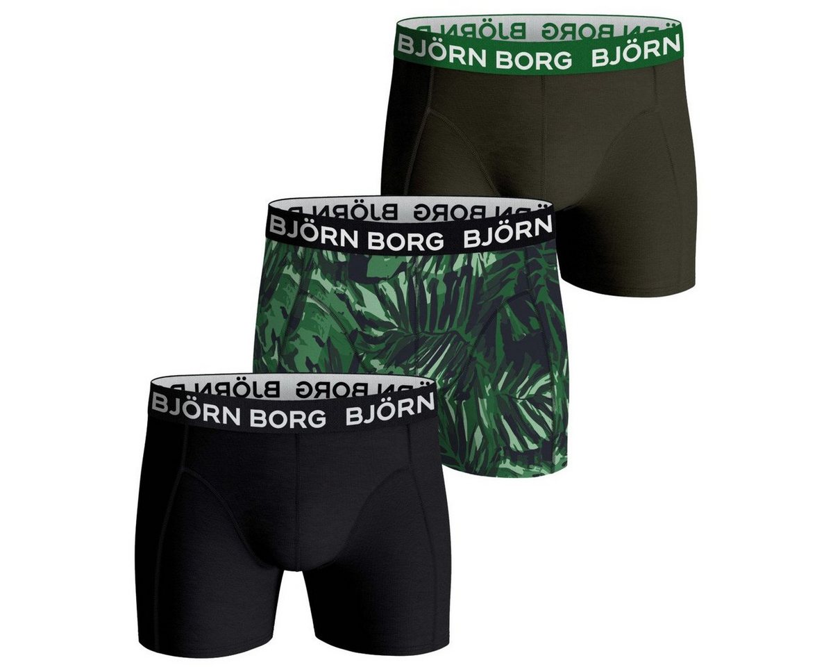 Björn Borg Boxershorts Cotton Stretch Boxer 3er Pack Herren (3-St) von Björn Borg