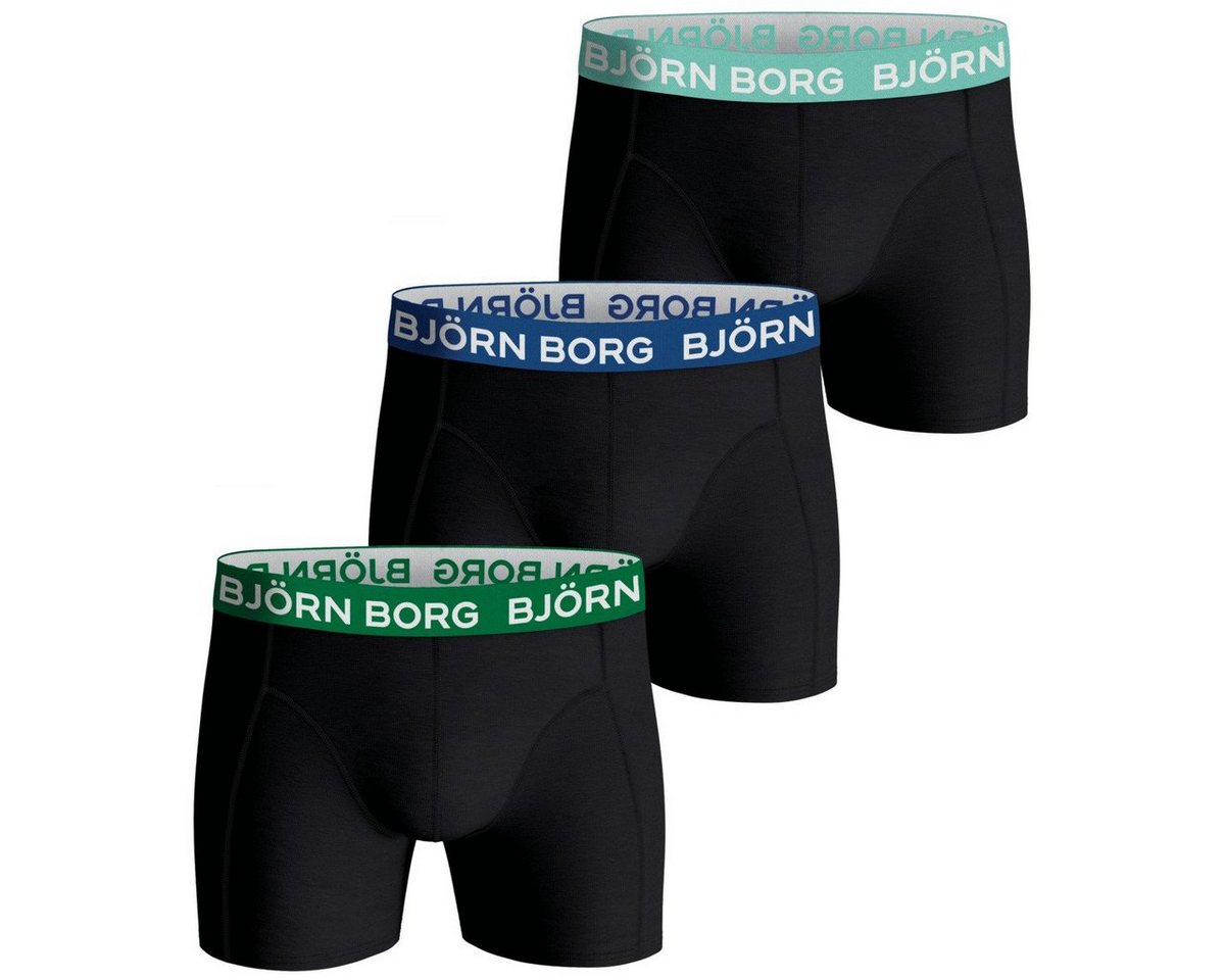 Björn Borg Boxershorts Cotton Stretch Boxer 3er Pack Herren (3-St) von Björn Borg