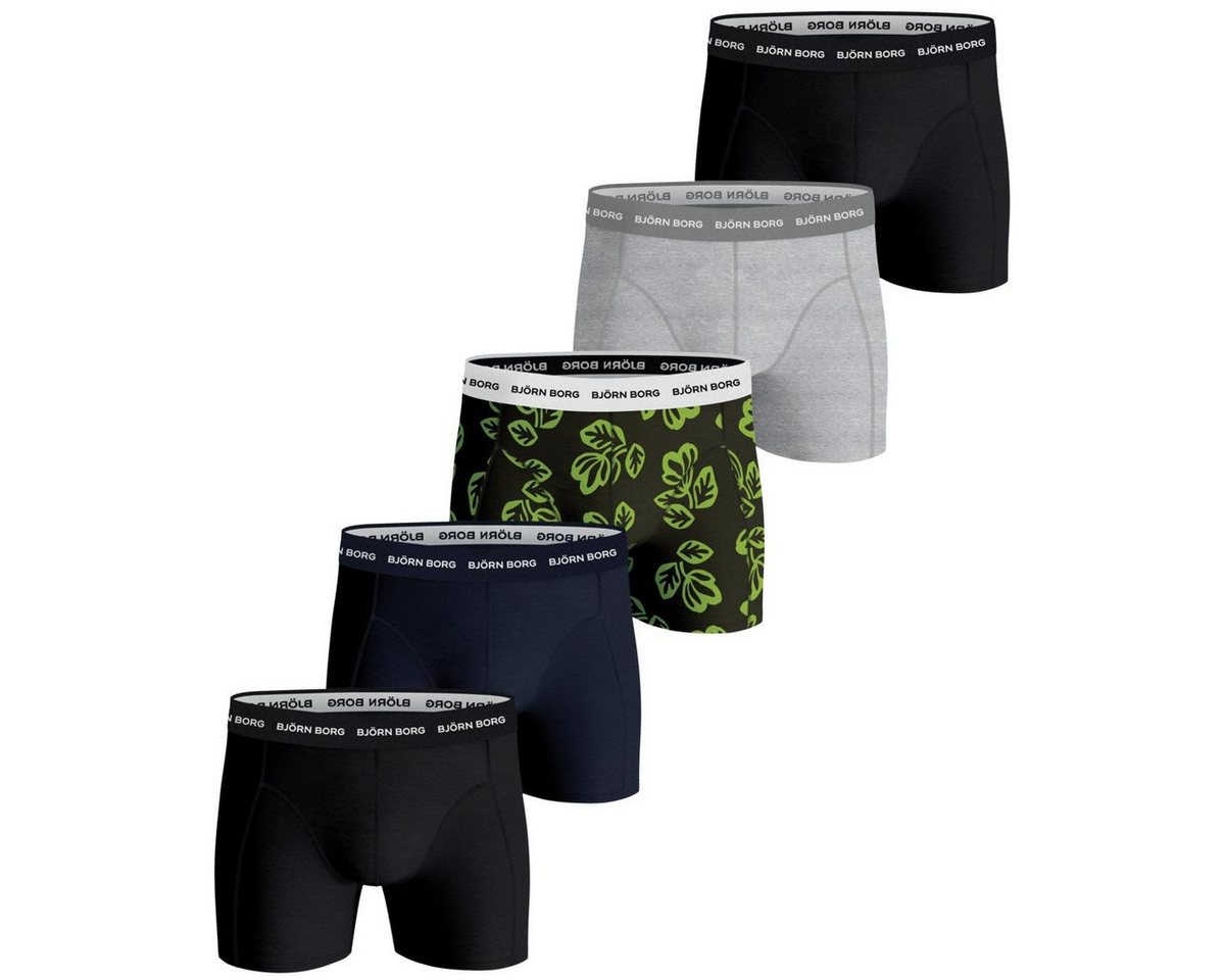 Björn Borg Boxershorts Cotton Stretch Boxer 5er Pack Herren (5-St) von Björn Borg