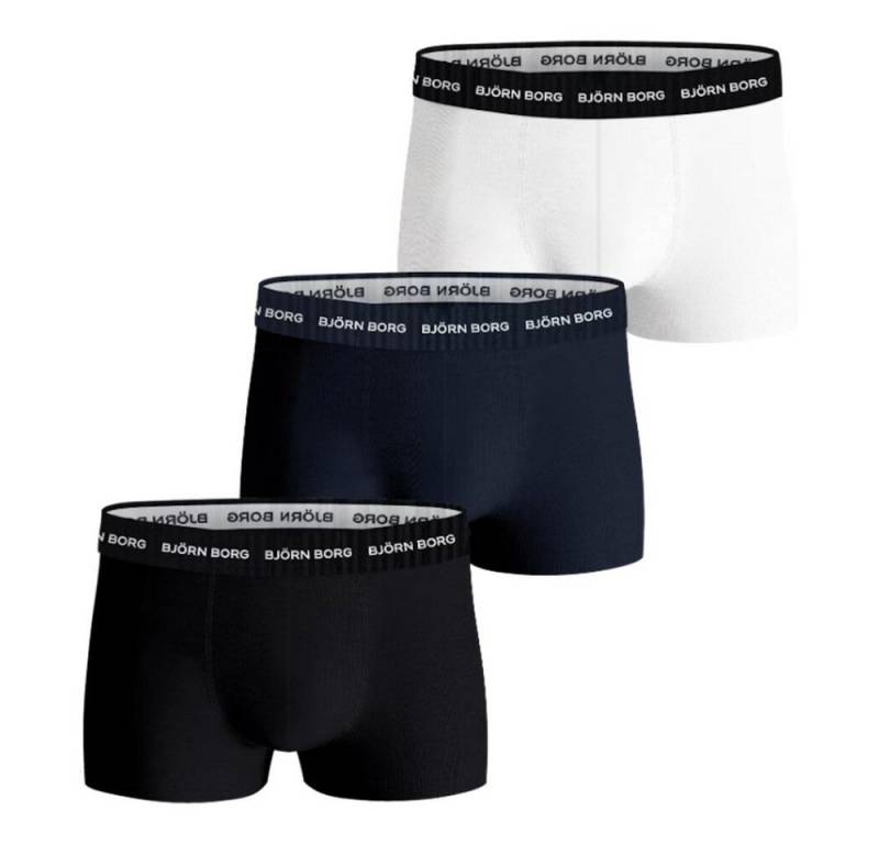 Björn Borg Boxershorts Cotton Stretch Trunk 3P von Björn Borg