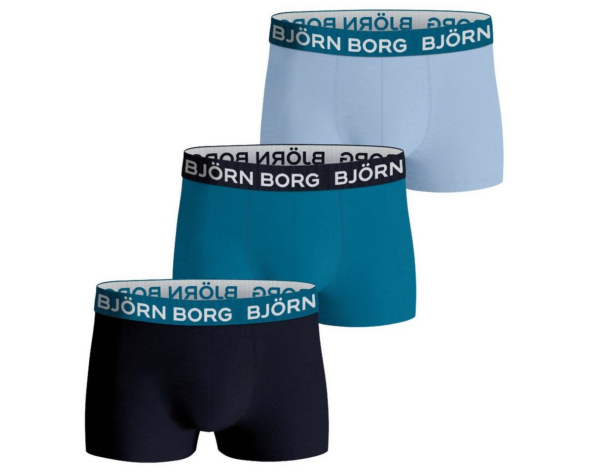 Björn Borg Boxershorts Cotton Stretch Trunk 3er Pack Herren (3-St) von Björn Borg