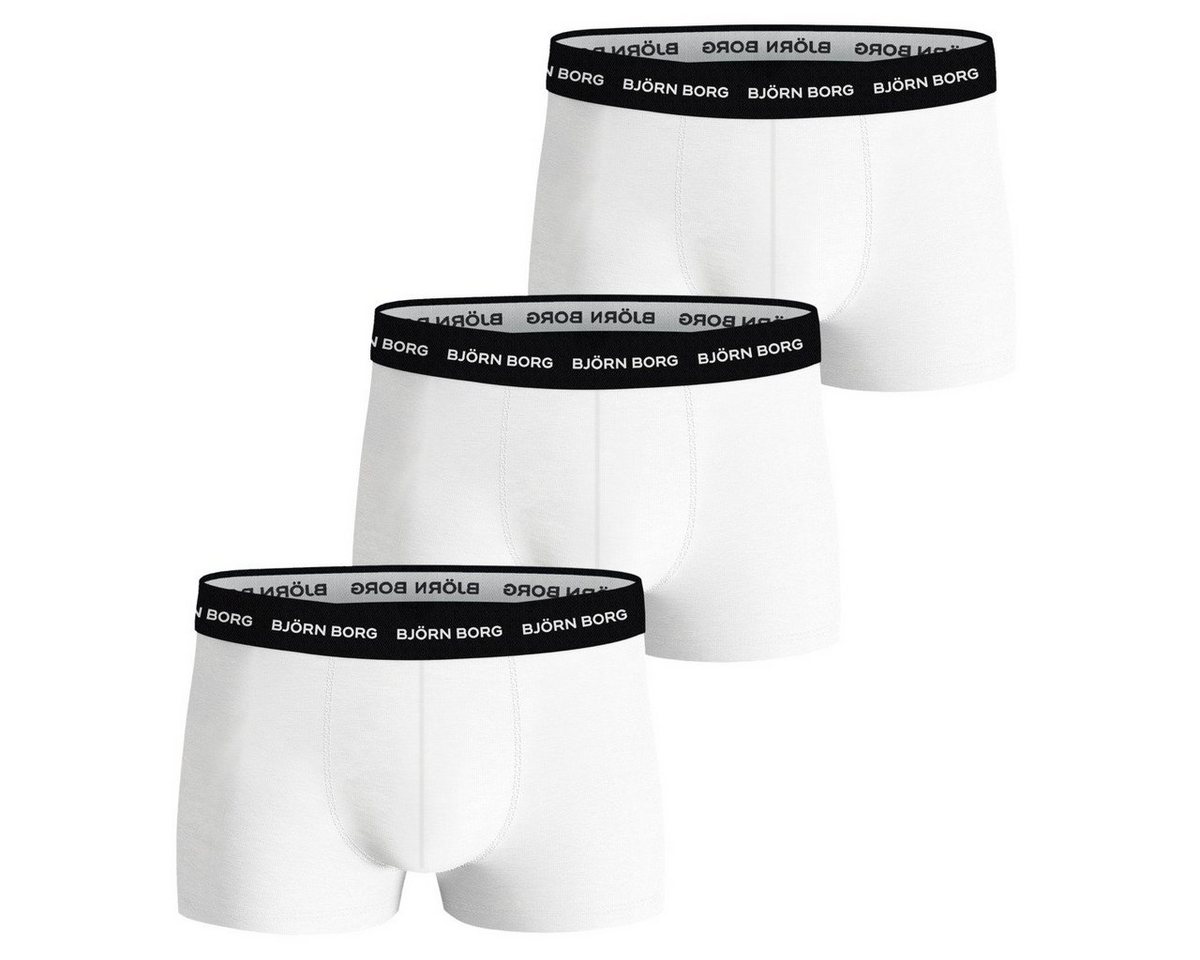 Björn Borg Boxershorts Cotton Stretch Trunk 3er Pack Herren (3-St) von Björn Borg