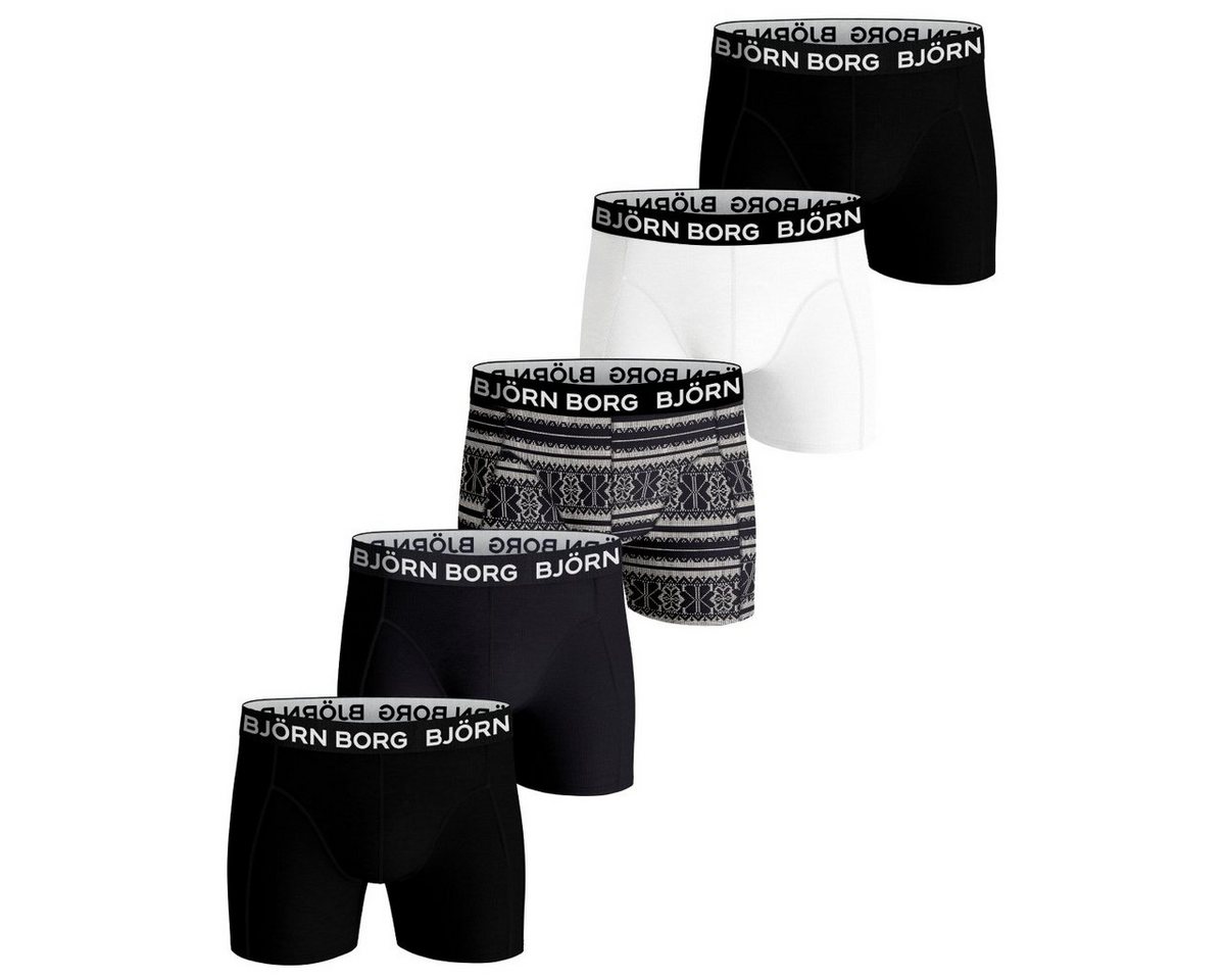 Björn Borg Boxershorts Essential Boxer 5er Pack Herren (5-St) von Björn Borg