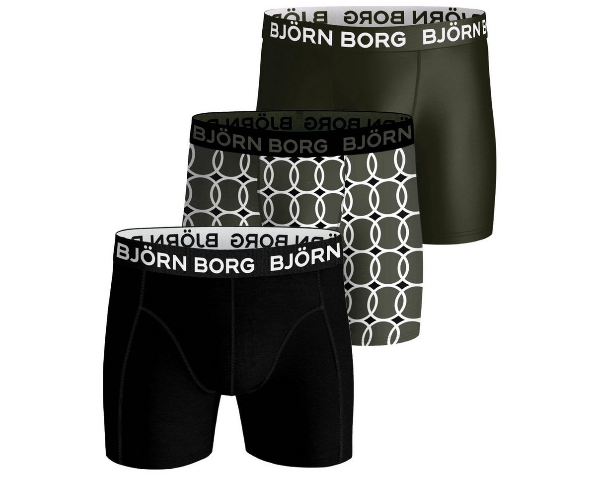 Björn Borg Boxershorts Performance Boxer 3er Pack Herren (3-St) von Björn Borg