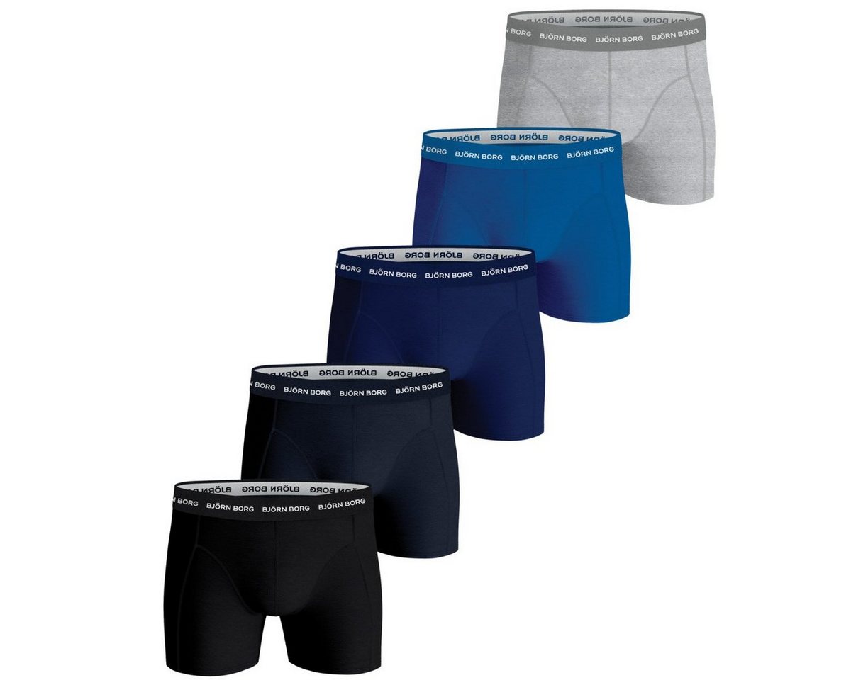 Björn Borg Boxershorts Solid Essential 5er Pack Herren (5-St) von Björn Borg