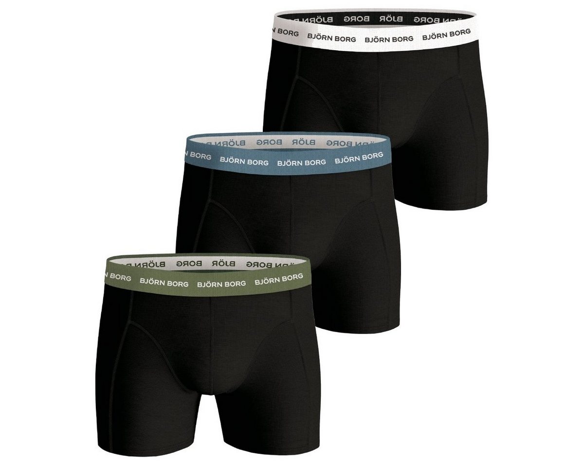 Björn Borg Boxershorts Solids Sammy 3er Pack Herren (3-St) von Björn Borg