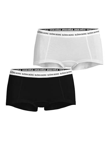 Björn Borg Core Logo Minishorts für Damen (2er-Pack) - S von Björn Borg