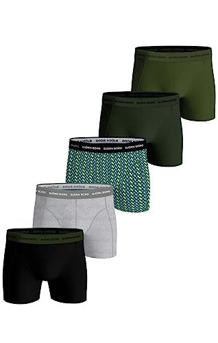 Björn Borg Cotton Stretch Boxer 5P Boxer, Multipack 2, von Björn Borg