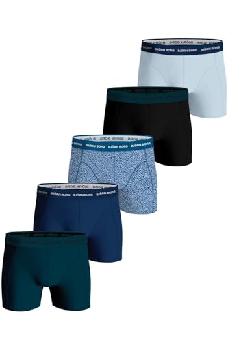 Björn Borg Cotton Stretch Boxershorts Herren (5er-Pack) - L von Björn Borg