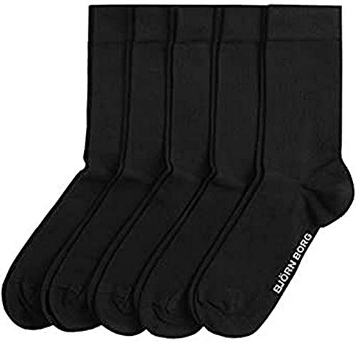 Björn Borg Herren ANKLE SOCKS 5p Sock Essential, Schwarz (Black 90011), 41-45 von Björn Borg