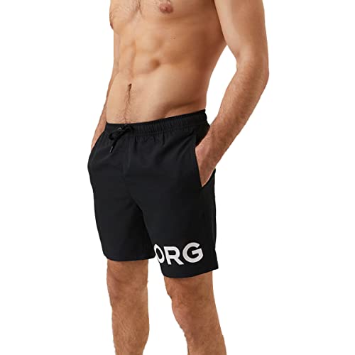 Björn Borg Herren Borg Swim Shorts Pants, Black, XXL von Björn Borg