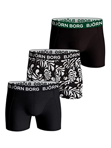 Björn Borg Herren Cotton Stretch Boxer 3p Unterwäsche, Multipack 11, XL von Björn Borg