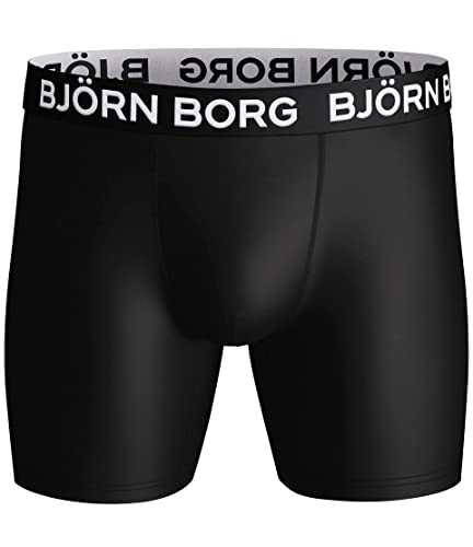 Björn Borg Men's Performance 1p Boxer, Schwarz, XL von Björn Borg