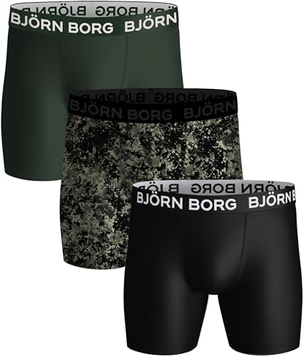 Björn Borg Performance Boxer 3P Boxer, Multipack 3, von Björn Borg