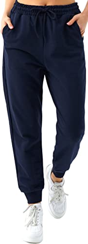 Björn Swensen Jogginghose Damen Baumwolle | Sporthose Frauen Baumwolle | Damen Jogginghose & Trainingshose Damen | Hosen Teenager Mädchen Fitness High Waist | Warme Jogginghose Damen Modern von Björn Swensen
