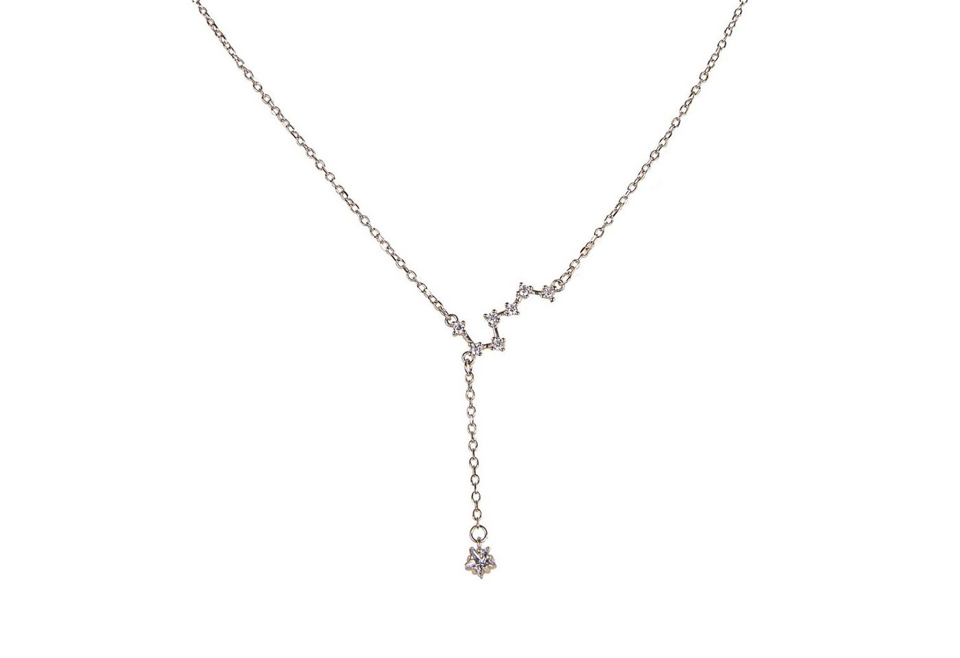 Björn&Schiller Kette mit Anhänger Damenhalskette aus 925er Sterlingsilber inkl. Geschenkverpackung (anspruchsvoller und dynamischer Schmuck von hoher Qualität), 'Ursa Major' und Zirkonia-Mikrokruste von Björn&schiller