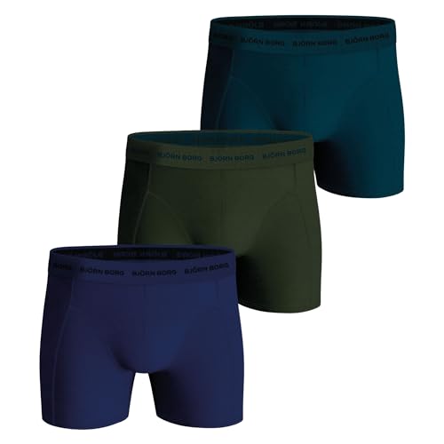 Björn Borg Cotton Stretch Boxershorts Herren (3-pack) - XL von Björn Borg