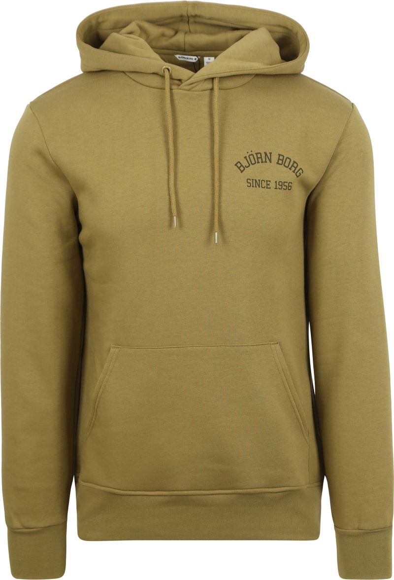 Björn Borg Essential Hoodie Grün - Größe M von Bjorn Borg