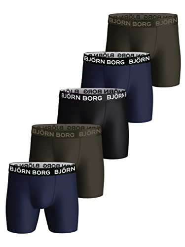 Björn Borg Performance Boxershorts Herren (5-pack) - S von Björn Borg