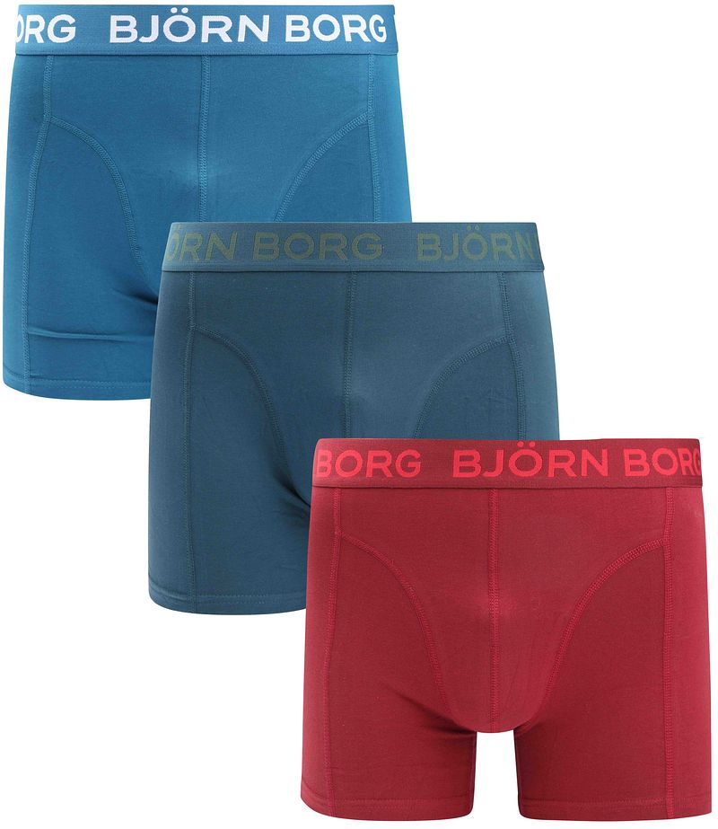Bjorn Borg Boxers 3Pack Stretch Multicolour  - Größe XXL von Bjorn Borg