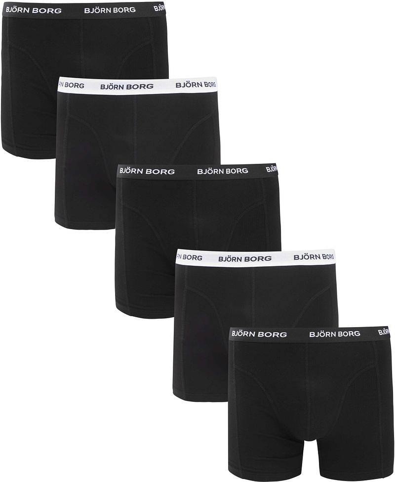 Bjorn Borg Boxers Cotton Stretch 5-Pack Schwarz - Größe L von Bjorn Borg