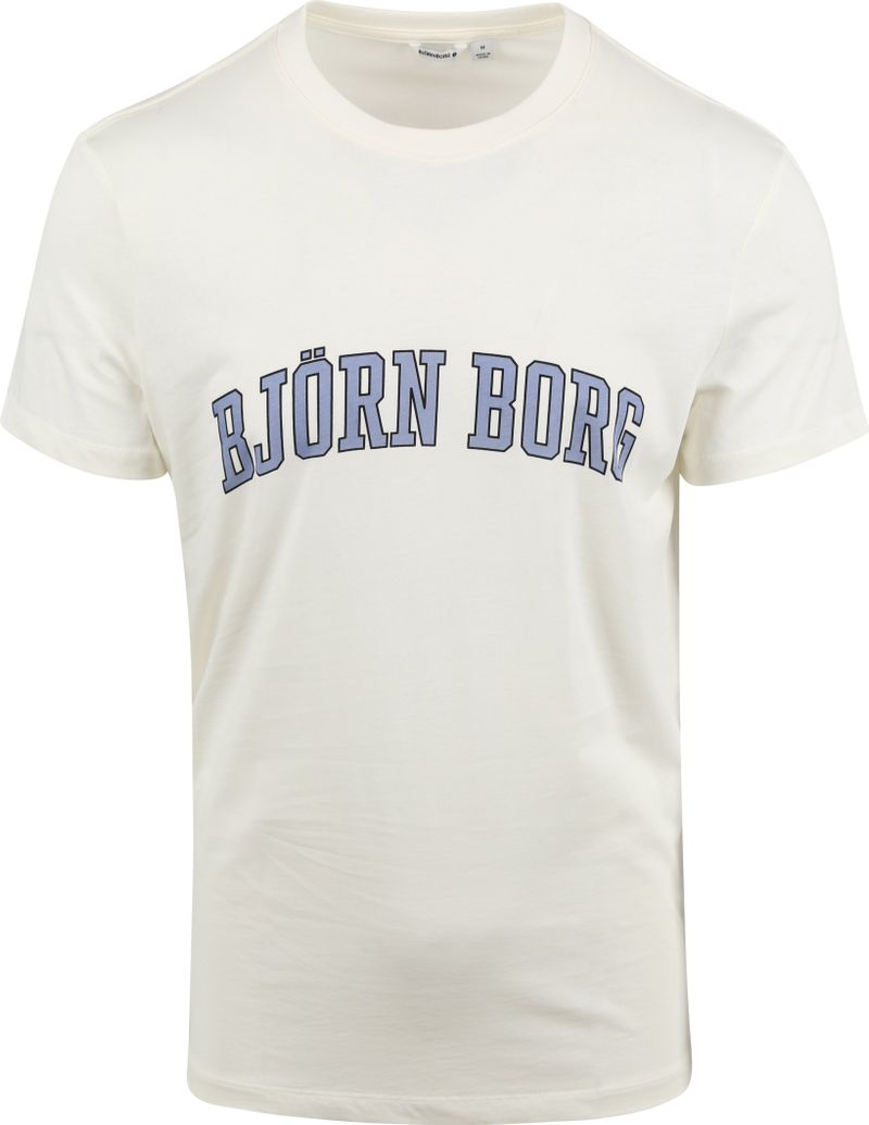 Bjorn Borg Essential T-Shirt Off-White - Größe M von Bjorn Borg